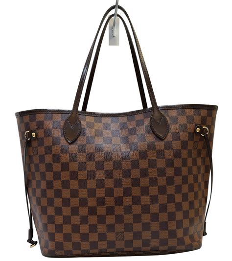 louis vuitton monogram canvas vs damier ebene|louis vuitton neverfull price.